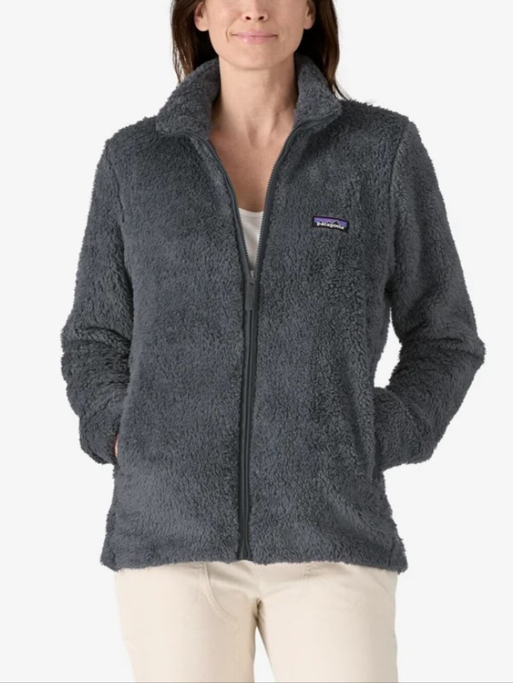 Patagonia Los Gatos women's full-zip fleece jacket, dark gray Outdoor Winter S.